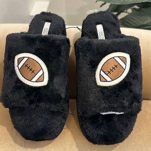 Judith March Football Slipper. Size 8. Brand New. Never Worn.